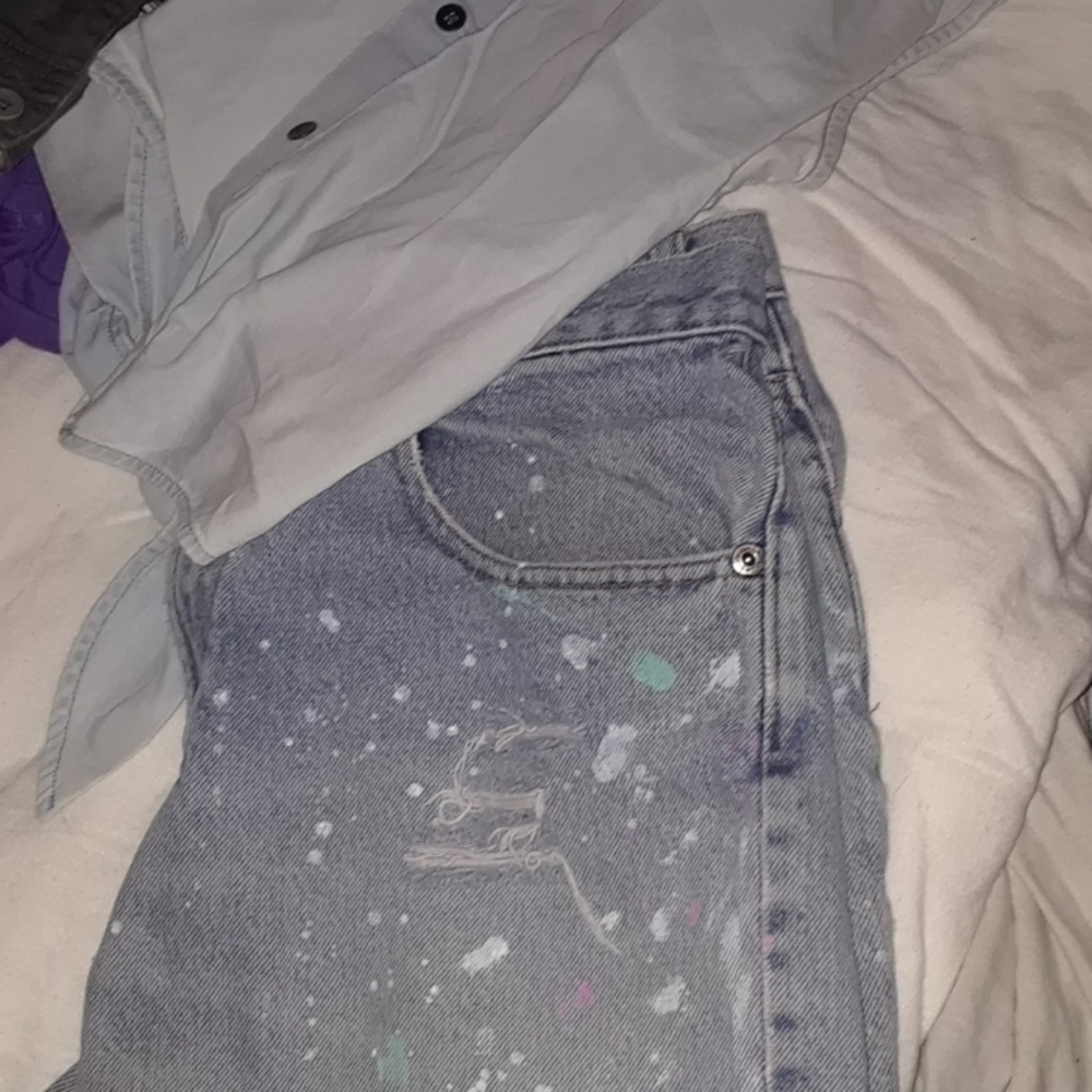 Sale! Vintage Mom jeans Distressed highrise cutoff